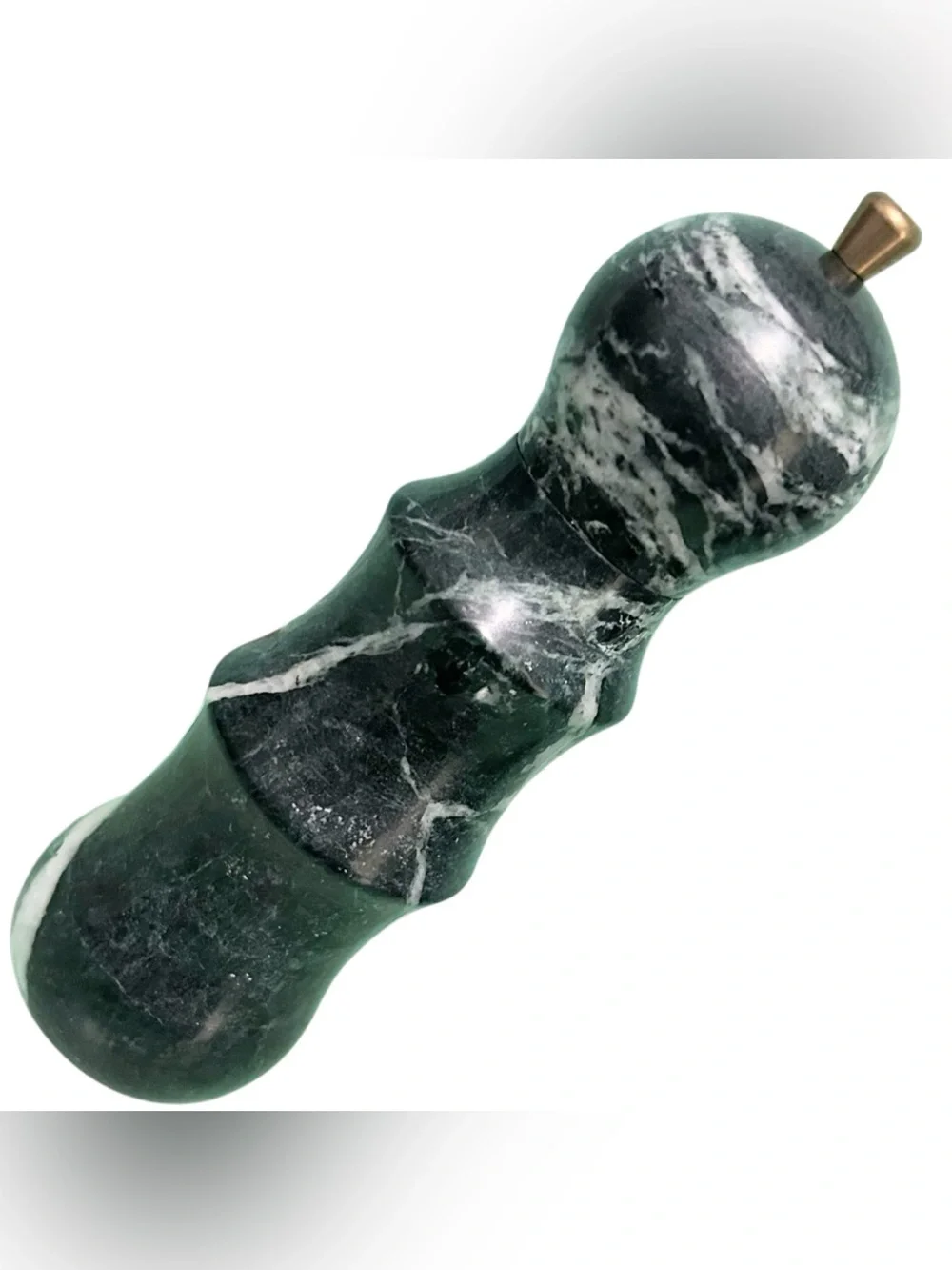 IKEA Green Marble Spice Grinder Salt Pepper Mill Grinder